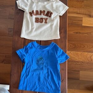 12 M boy t shirts